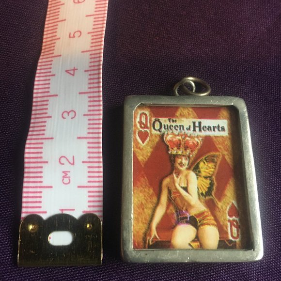 Silver Metal Two Sided  Pendent - Picture 3 of 3